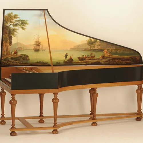 German double manual harpsichord after Zell built by Matthias Griewisch