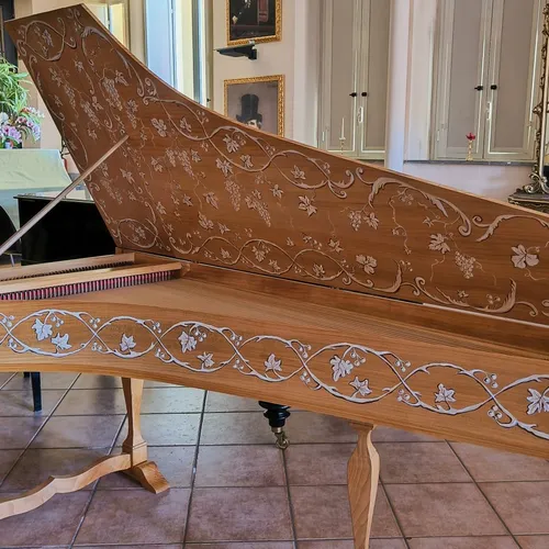 ITALIAN HARPSICHORD 1 KEYBOARD after VENITIAN ANONYMOUS XVIII century (built by Alberto Colzani in 2023)