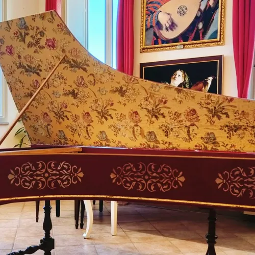 GERMAN HARPSICHORD 2 KEYBOARDS after CHRISTIAN VATER (built by Federico Mascheroni in 2021)