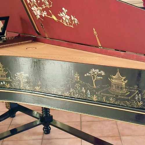 FRENCH HARPSICHORD 2 KEYBOARDS after VAUDRY (built by Andrea Di Maio in 2025)