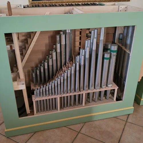 POSITIVE ORGAN – Bordone 8′, Principale 8′, Flauto a cuspide 4′ (built by Giulio Fratini in 2025)