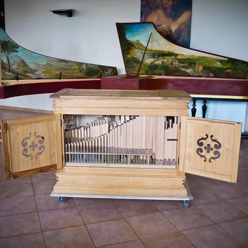 POSITIVE ORGAN – 3 WOODEN STOPS (built by Pierpaolo Pallotti in 2016)